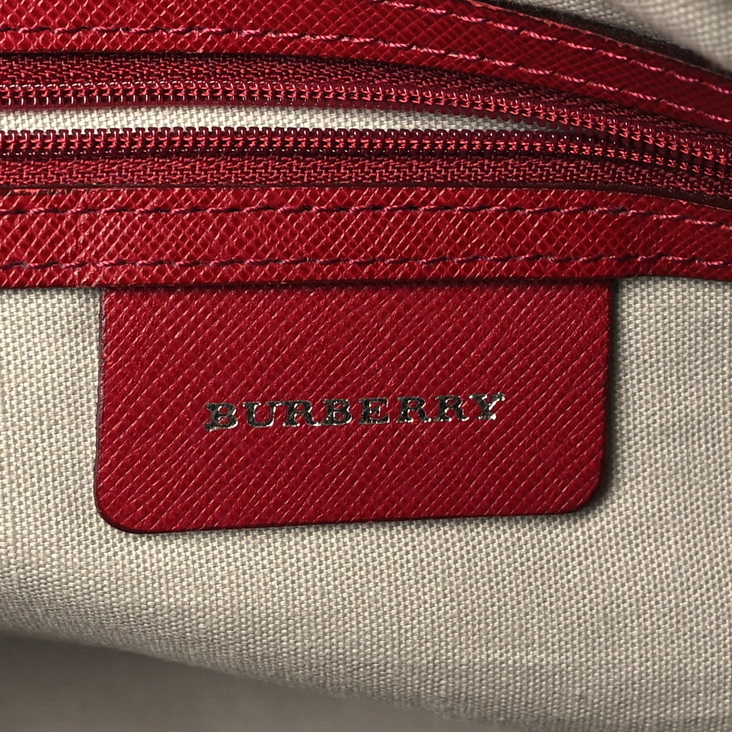 Burberry Nova Check Shoulder Bag Red 5 of 7