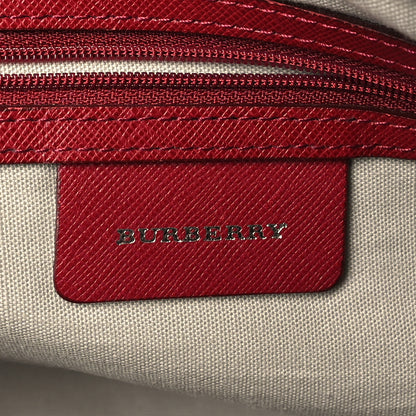 Burberry Nova Check Shoulder Bag Red 5 of 7