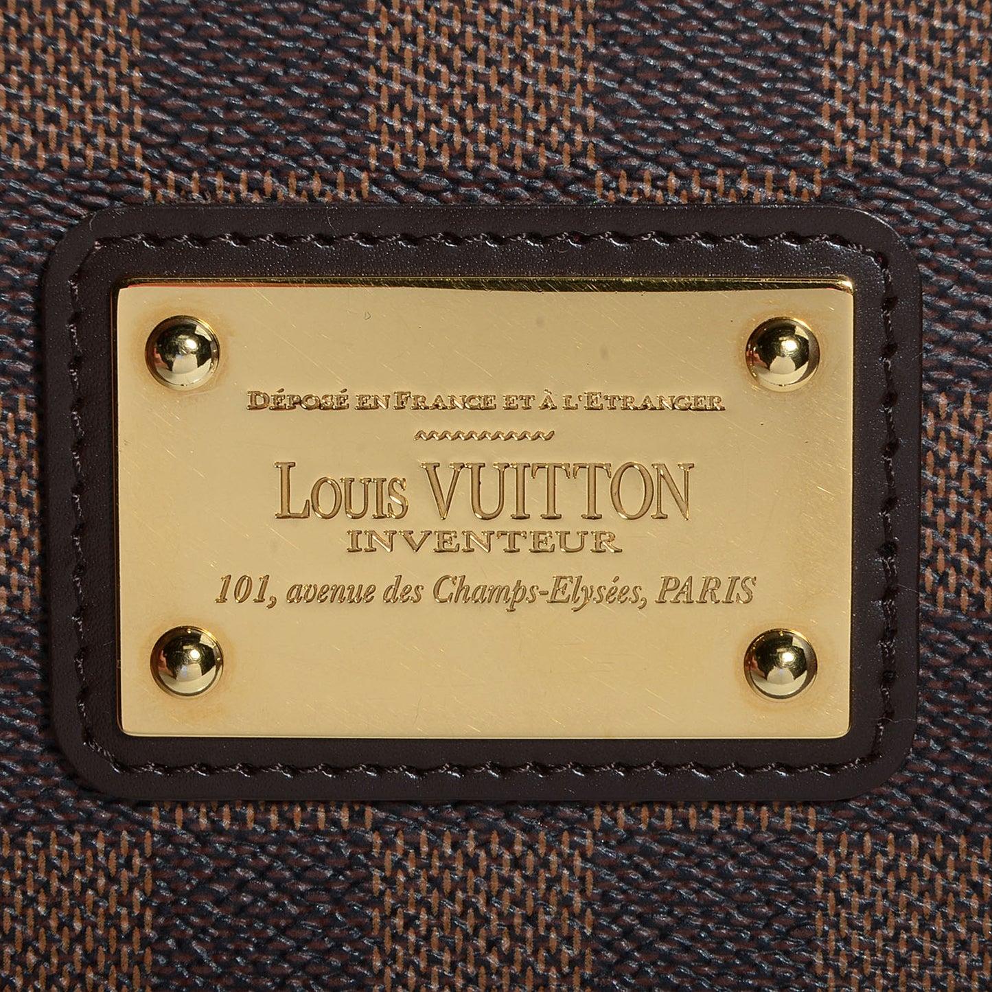 Damier Ebene Eva Clutch