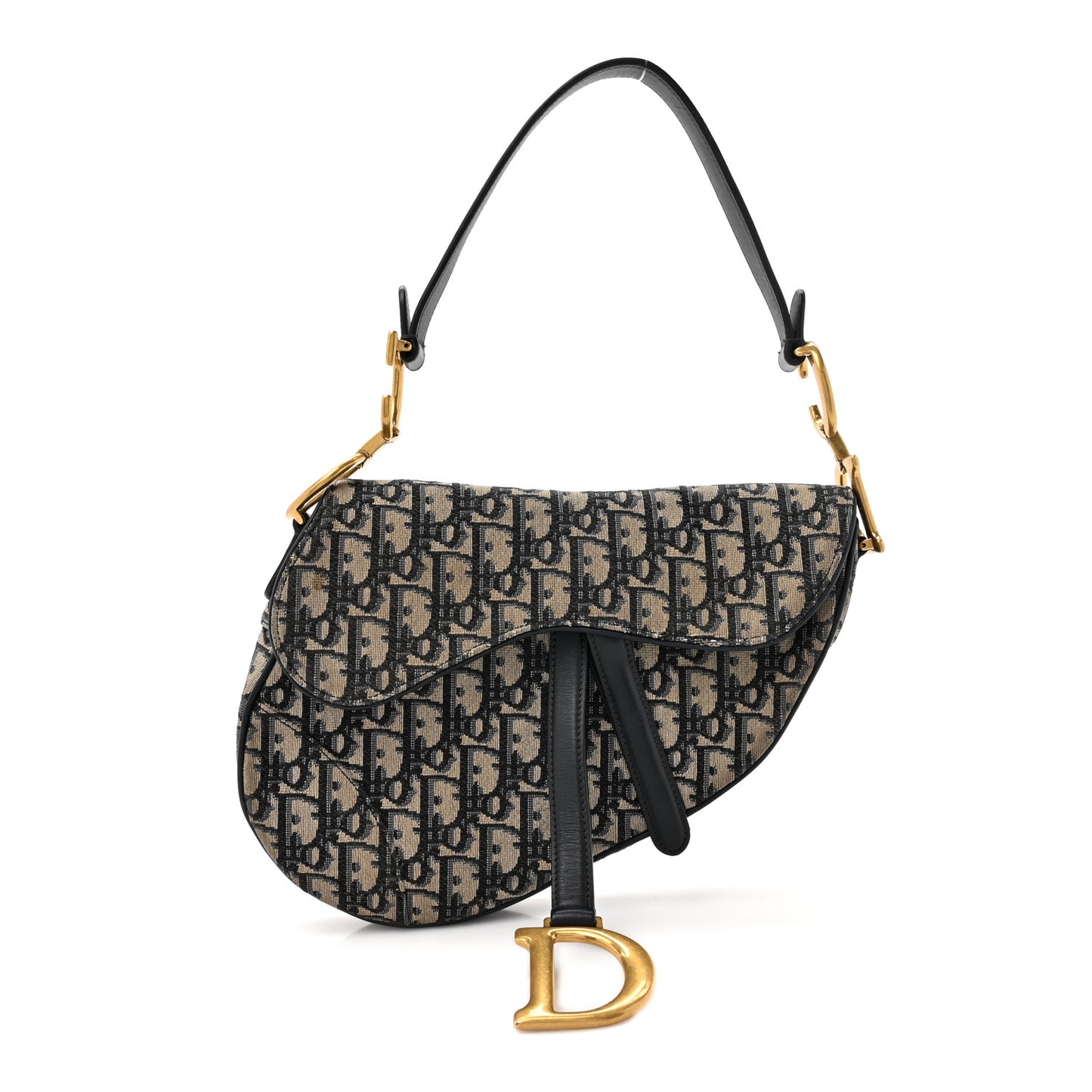 Oblique Saddle Bag Blue