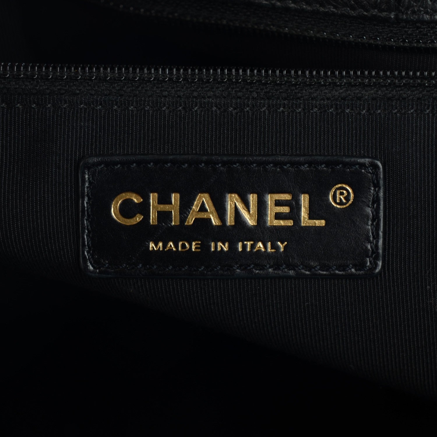 Chanel Calfskin Cerf Executive Shopper Tote Black 5 of 7