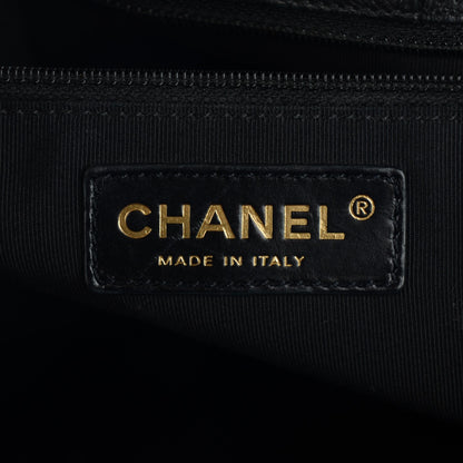 Chanel Calfskin Cerf Executive Shopper Tote Black 5 of 7