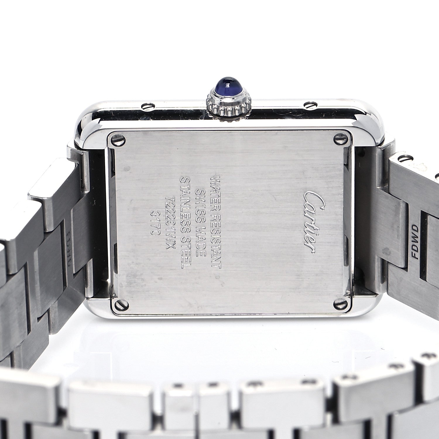 Cartier Stainless Steel 24mm Tank Solo Quartz Watch 4 of 5