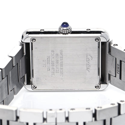 Cartier Stainless Steel 24mm Tank Solo Quartz Watch 4 of 5