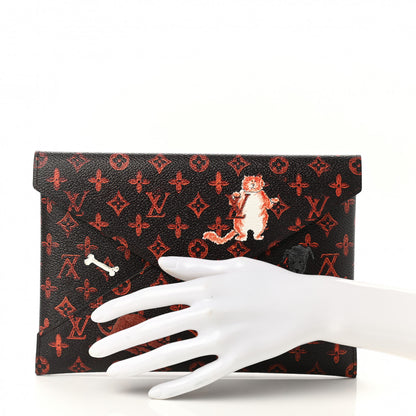 Louis Vuitton Catogram Large Kirigami Pochette Marron 2 of 7