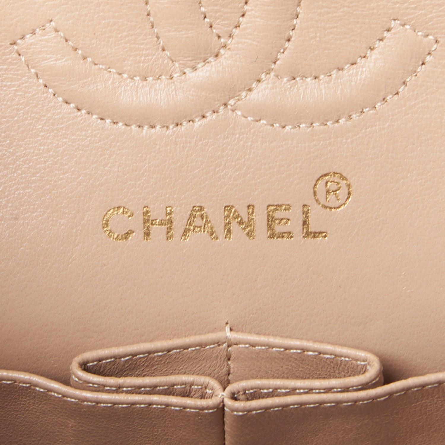 Chanel Lambskin Quilted Small Double Flap Beige 7 of 9