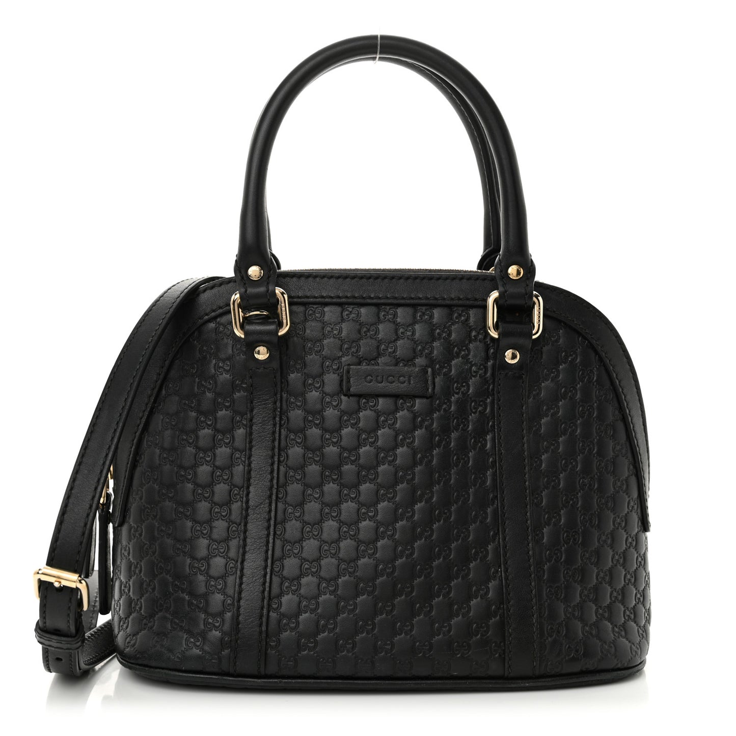 Microguccissima Mini Dome Bag Black