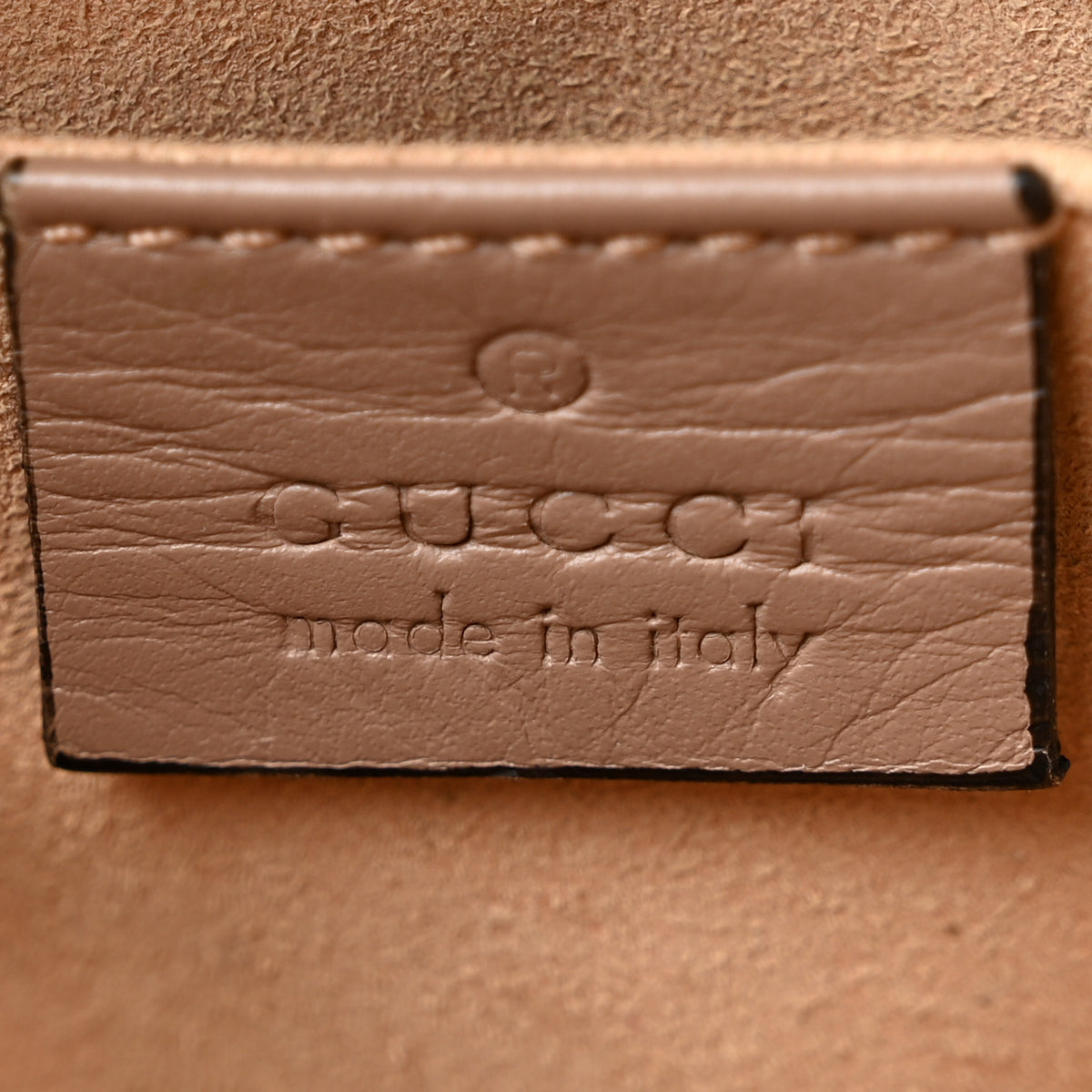 Gucci Calfskin Matelasse Small GG Marmont Chain Shoulder Bag Porcelain Rose 6 of 12