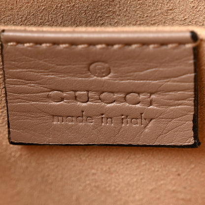 Gucci Calfskin Matelasse Small GG Marmont Chain Shoulder Bag Porcelain Rose 6 of 12