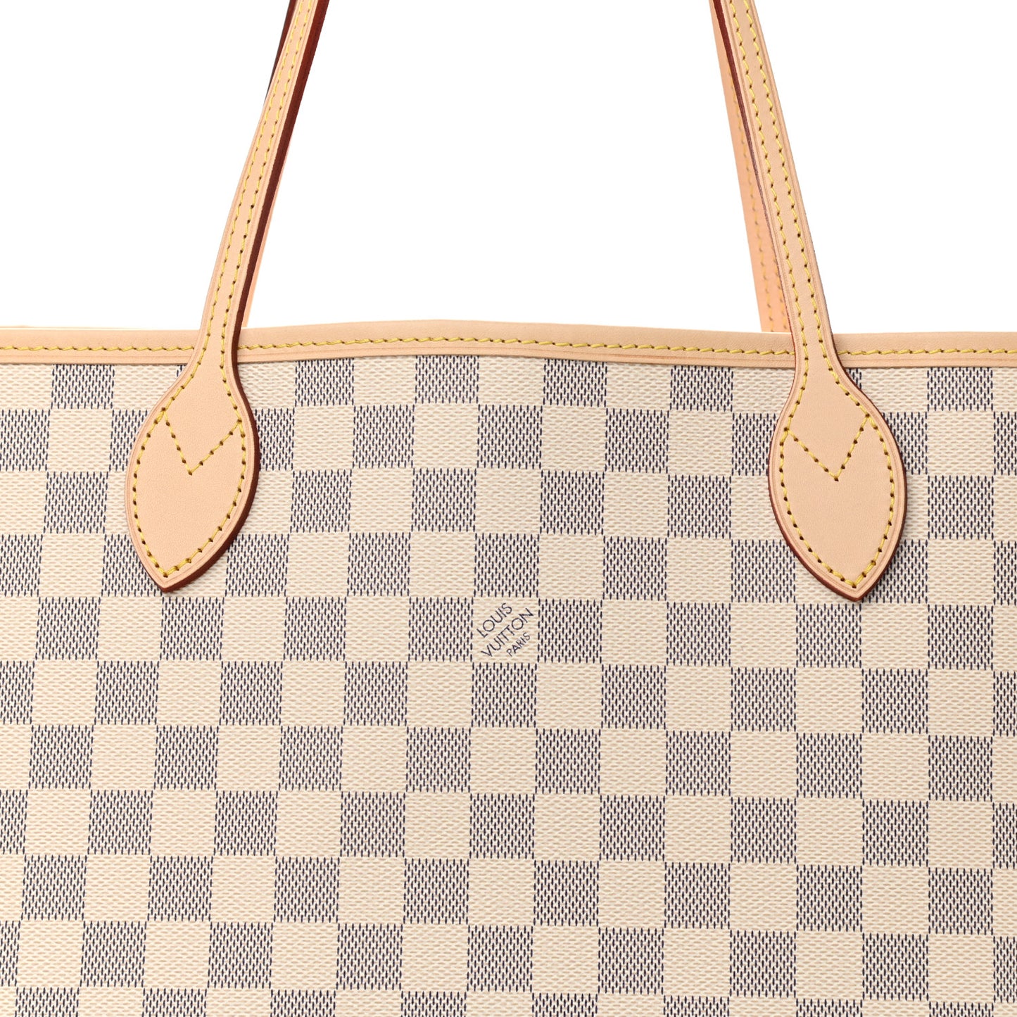 Damier Azur Neo Neverfull MM Rose Ballerine