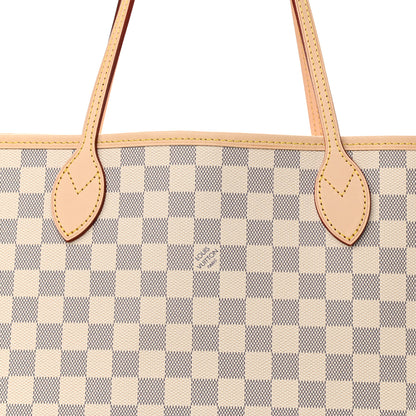 Louis Vuitton Damier Azur Neo Neverfull MM Rose Ballerine 8 of 10