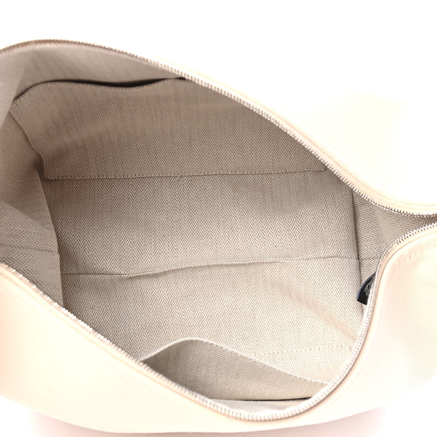 Hermes Canvas Large Bride-A-Brac Pouch Natural 4 of 5