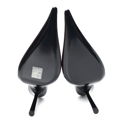 Saint Laurent Patent Vendome Slingback Pumps 37 Purple 6 of 10