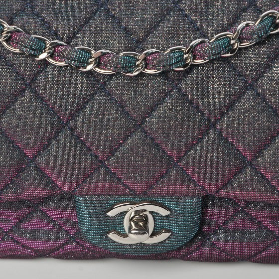 Iridescent Glitter Fabric Jumbo Single Flap Multicolor