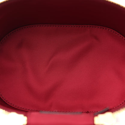 Gucci Calfskin Mini Bamboo Top Handle Shoulder Bag Rosso 5 of 10
