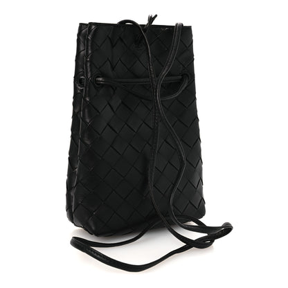 Bottega Veneta Nappa Intrecciato Andiamo Phone Pouch Black 3 of 10
