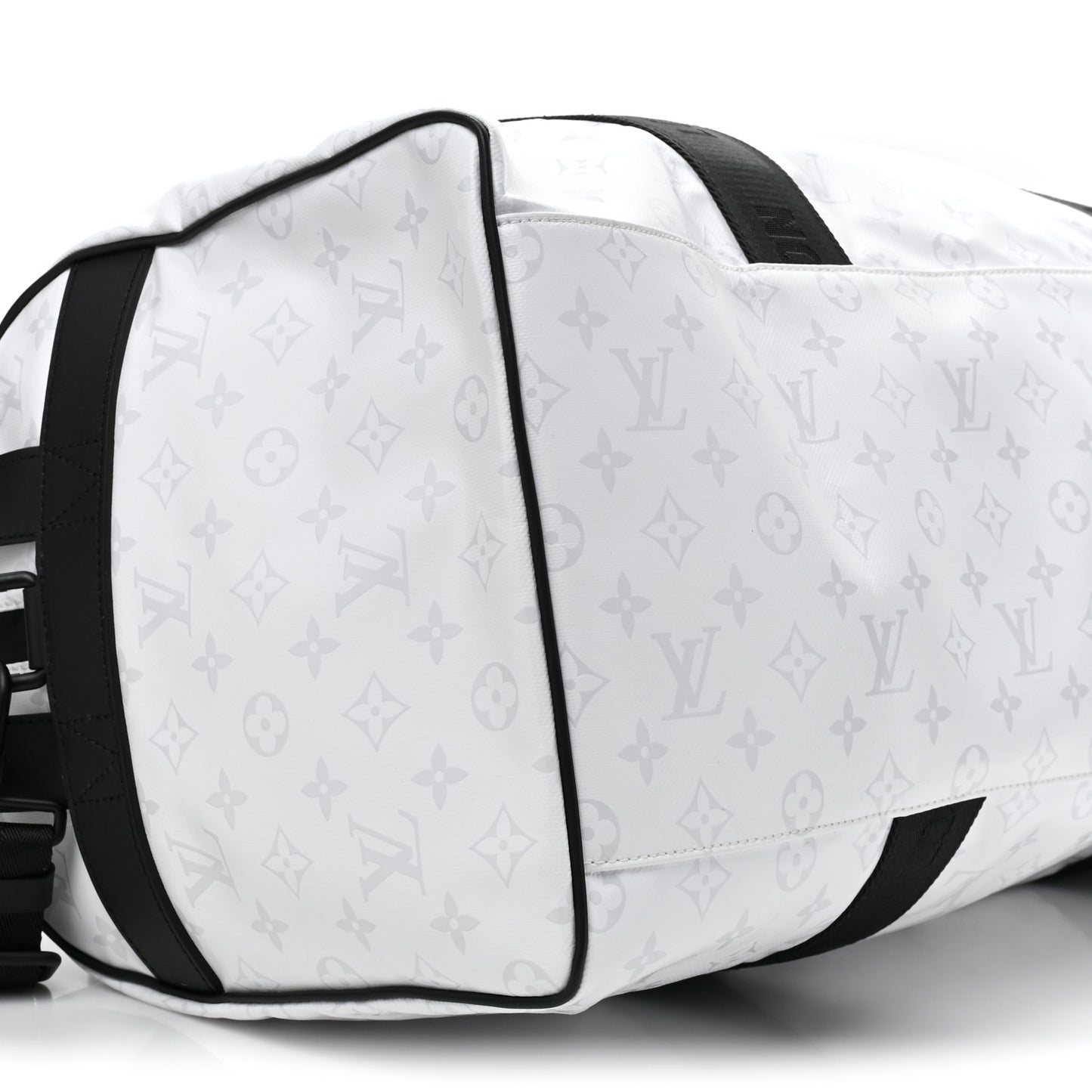 Monogram Storm LV Ski Keepall Sport White