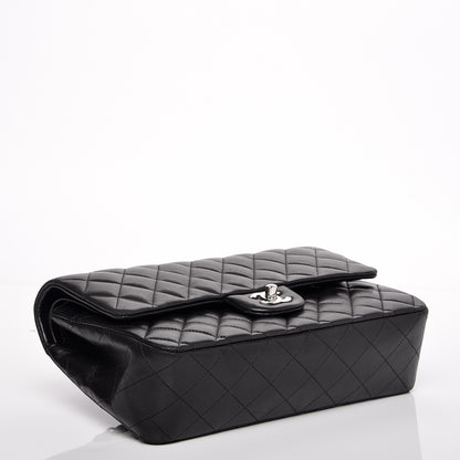 Chanel Lambskin Quilted Medium Double Flap Black 4 of 8
