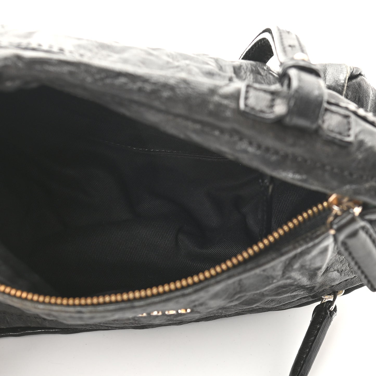 Tumbled Sheepskin Mini Pandora Black