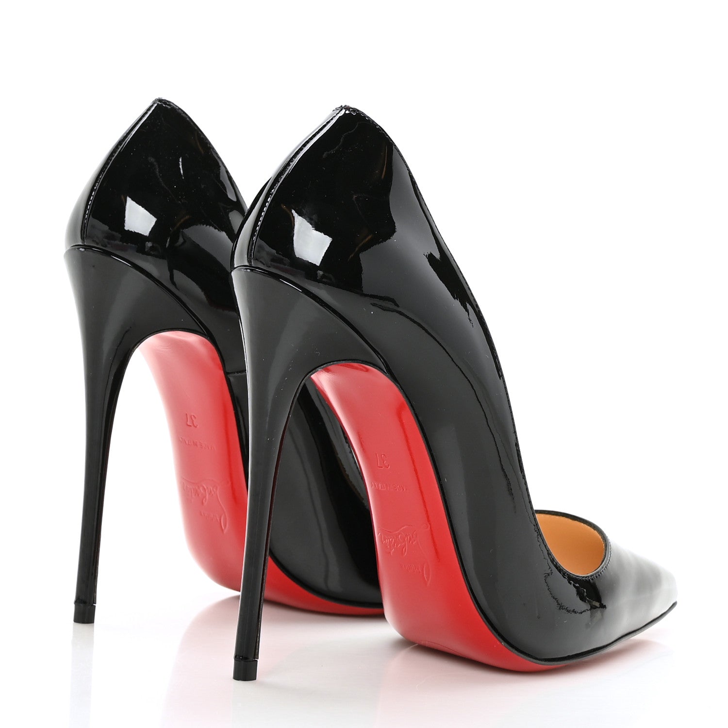 Christian Louboutin Patent So Kate 120 Pumps 37 Black 4 of 8