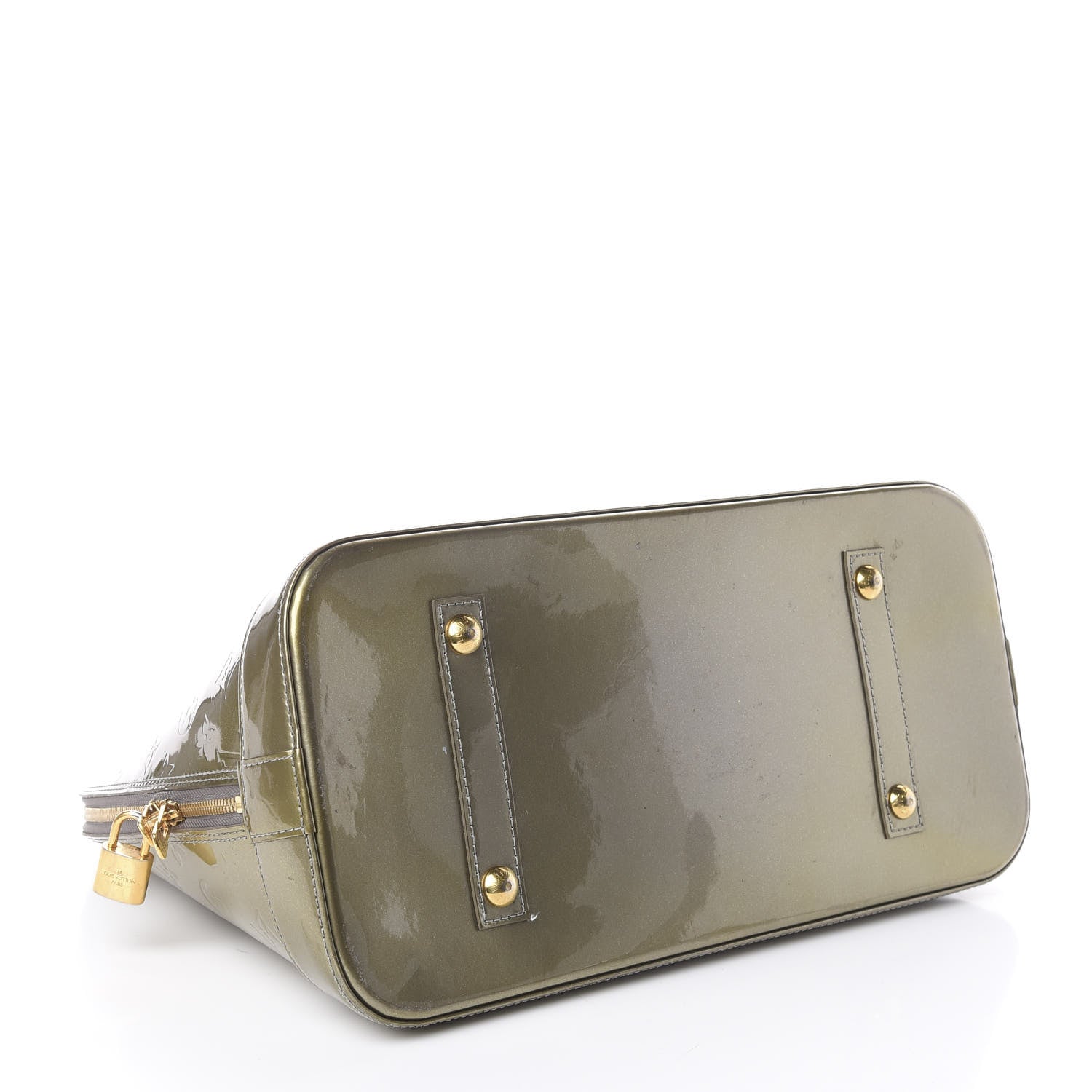 Louis Vuitton Vernis Alma GM Gris Art Deco 3 of 8