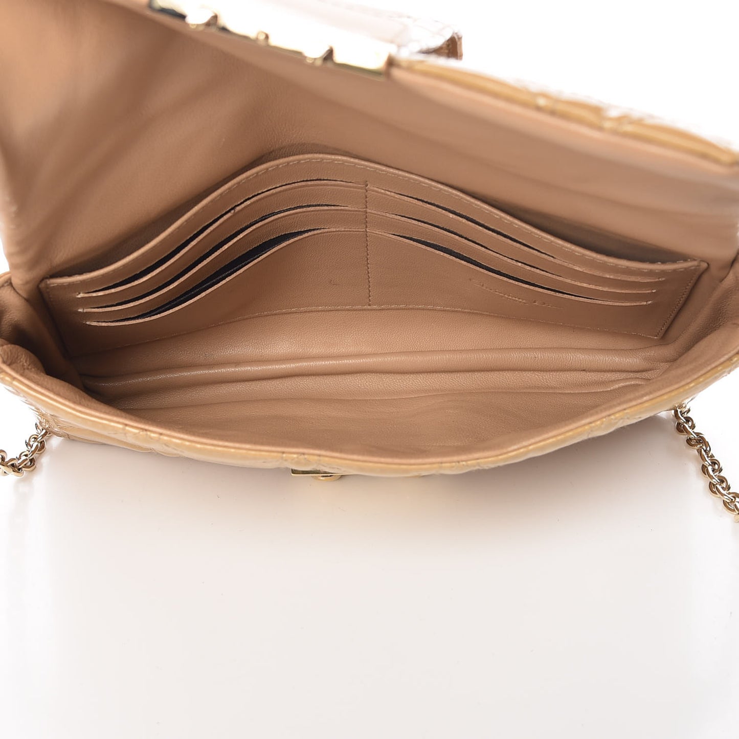 Patent Cannage New Lock Pouch Beige