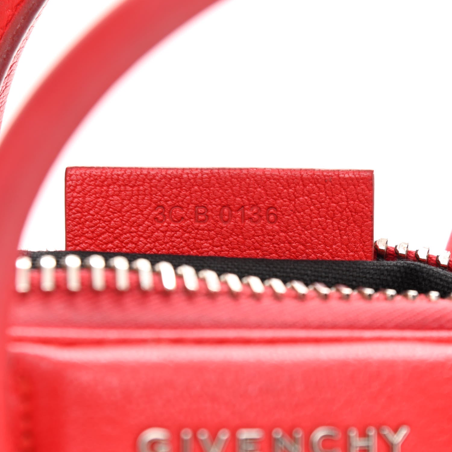 Givenchy Sugar Goatskin Mini Antigona Red 7 of 17
