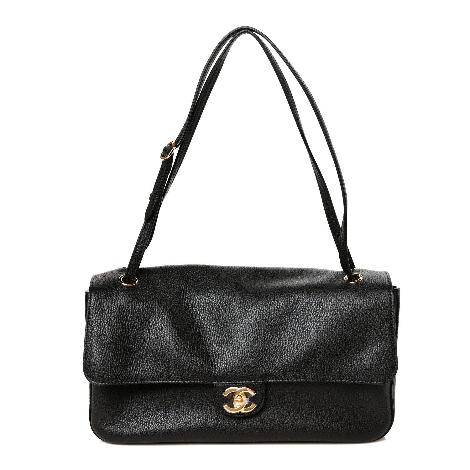 Chanel Grained Calfskin Small Souplissimo Maxi Flap Black 2 of 21