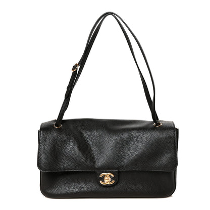 Chanel Grained Calfskin Small Souplissimo Maxi Flap Black 2 of 21