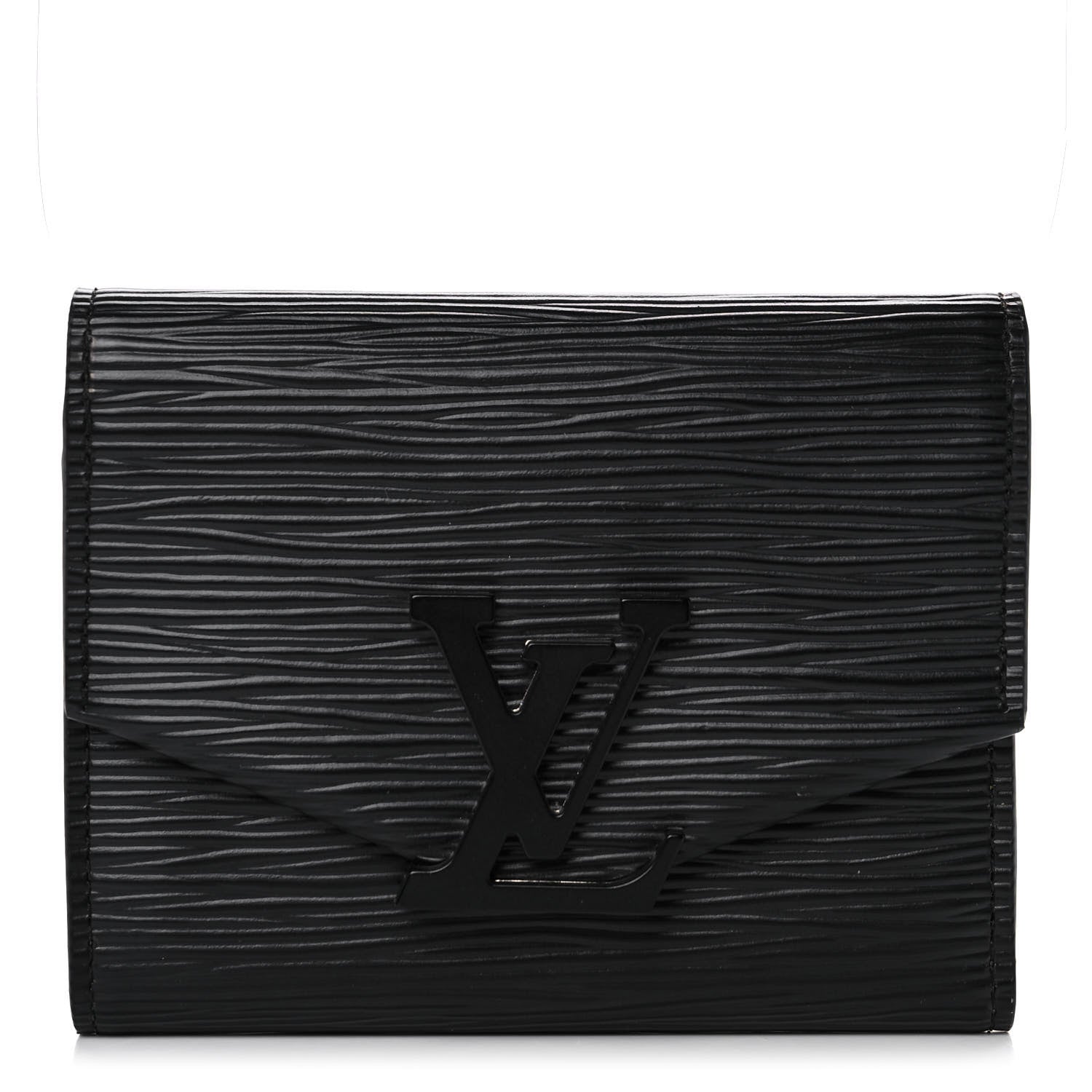 Louis Vuitton Epi Grenelle Compact Wallet Black 1 of 9