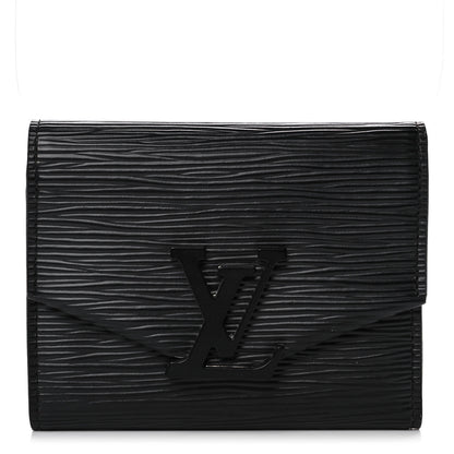 Louis Vuitton Epi Grenelle Compact Wallet Black 1 of 9