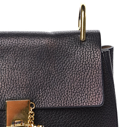 Chloe Grained Lambskin Drew Shoulder Bag Black 11 of 16