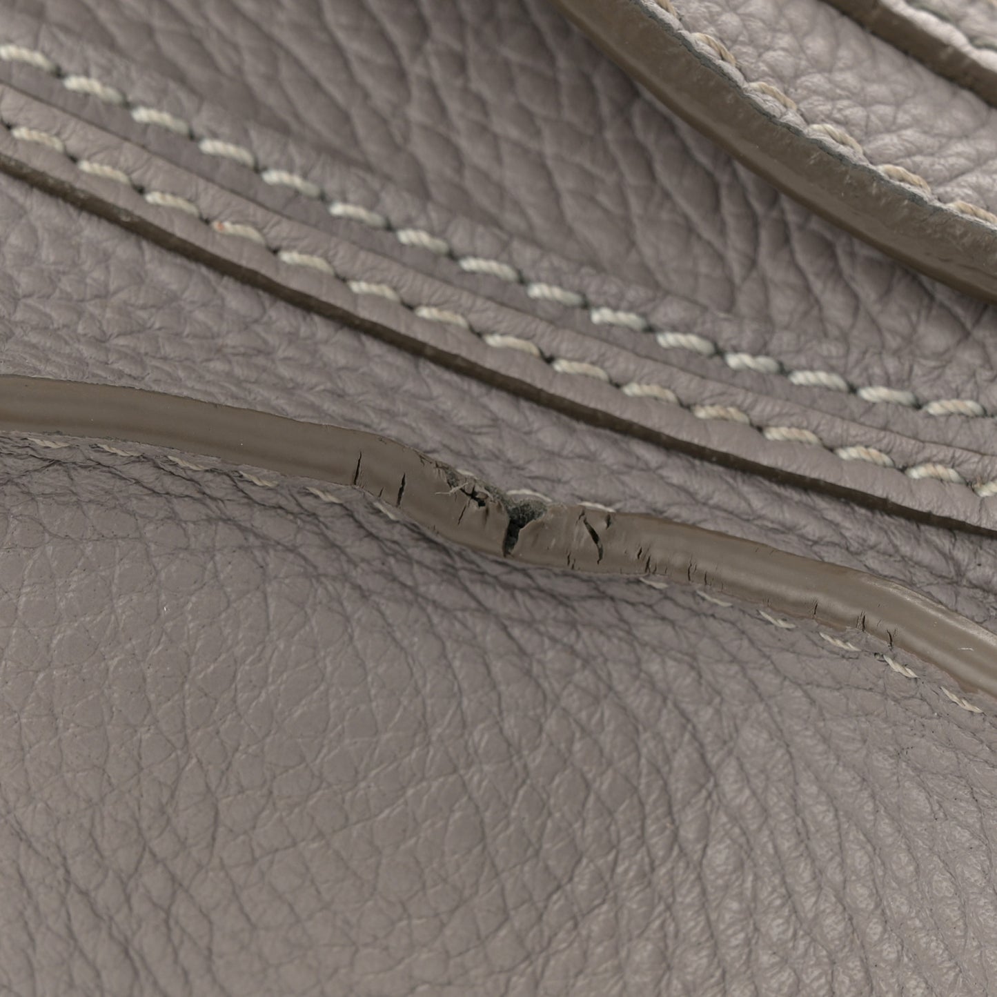 Calfskin Medium Marcie Satchel Cashmere Grey