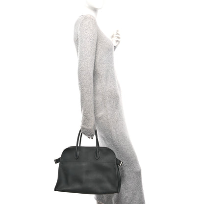 The Row Matte Grained Calfskin Soft Margaux 15 Black 2 of 9