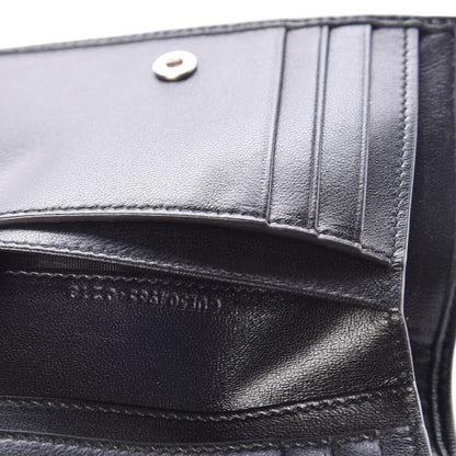 Saint Laurent Lambskin Y Quilted Monogram Compact Loulou Wallet Black 7 of 8