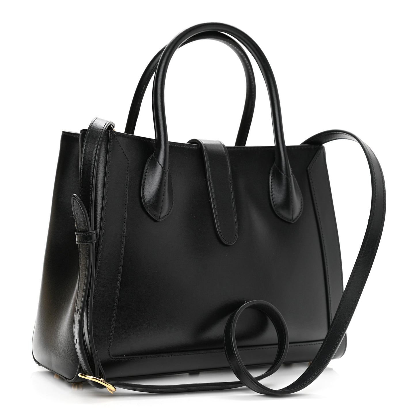 Boarded Plutone Calfskin Medium Jackie 1961 Tote Black