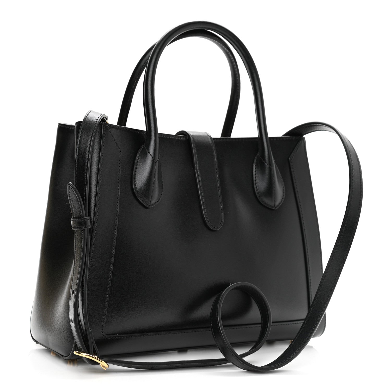 Gucci Boarded Plutone Calfskin Medium Jackie 1961 Tote Black 3 of 14