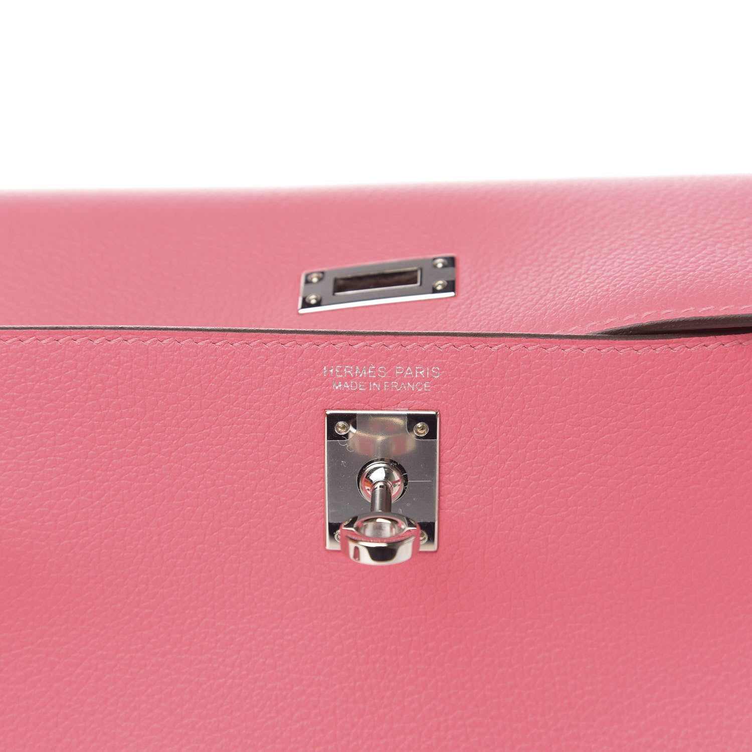 Hermes Evercolor Kelly Danse II Belt Bag Rose Azalee 6 of 12