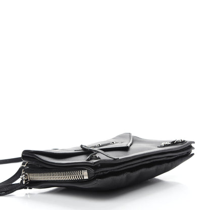 Balenciaga Veau Papier Triple XS Zip Around Crossbody Black 4 of 10