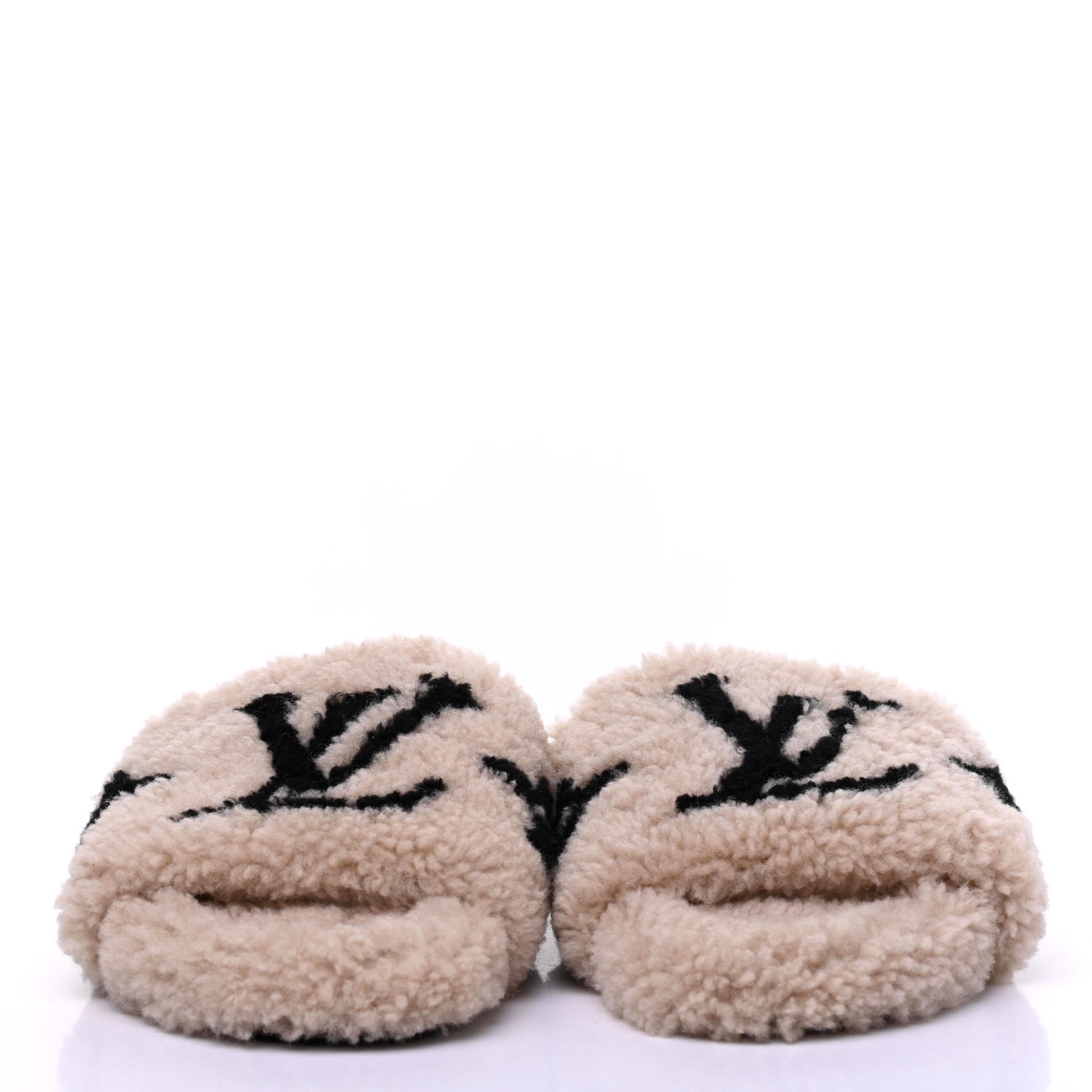 Shearling Bom Dia Flate Mules 38.5 Beige