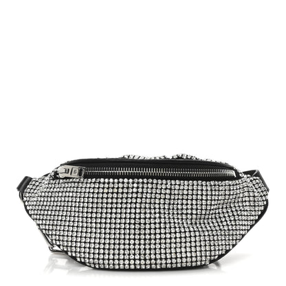 Alexander Wang Rhinestone Mesh Mini Attica Belt Bag Black 1 of 9