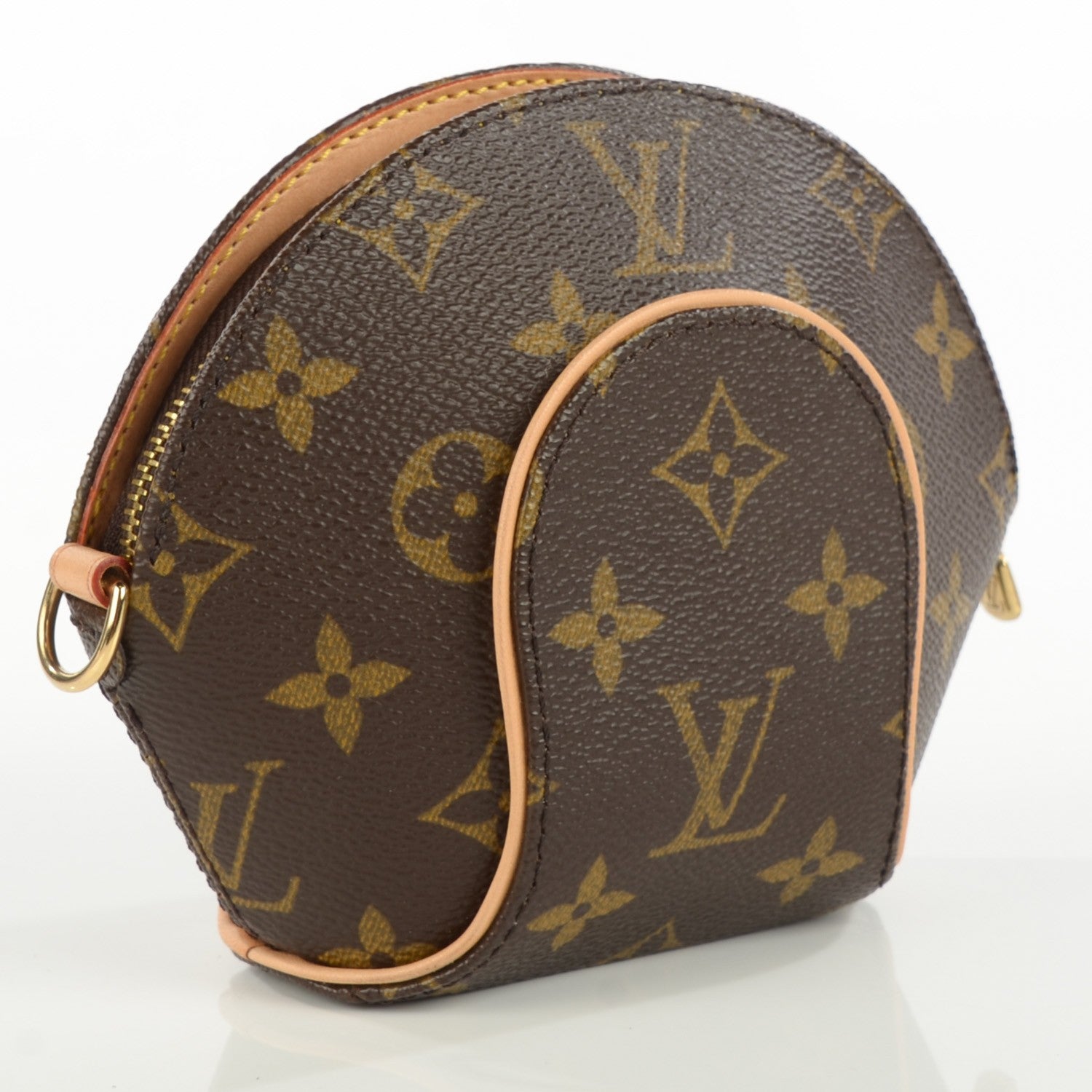 Louis Vuitton Monogram Mini Ellipse Wristlet Clutch 3 of 7