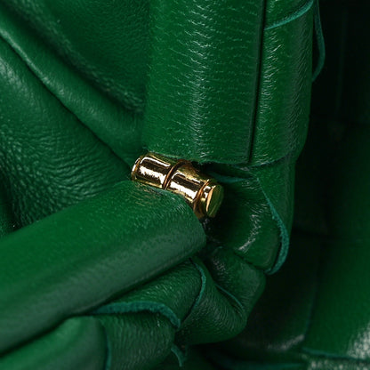 Bottega Veneta Nappa Maxi Intrecciato The Pouch Oversized Clutch Racing Green 12 of 12