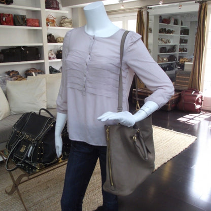 Prada Leather Satchel Visone 2 of 12