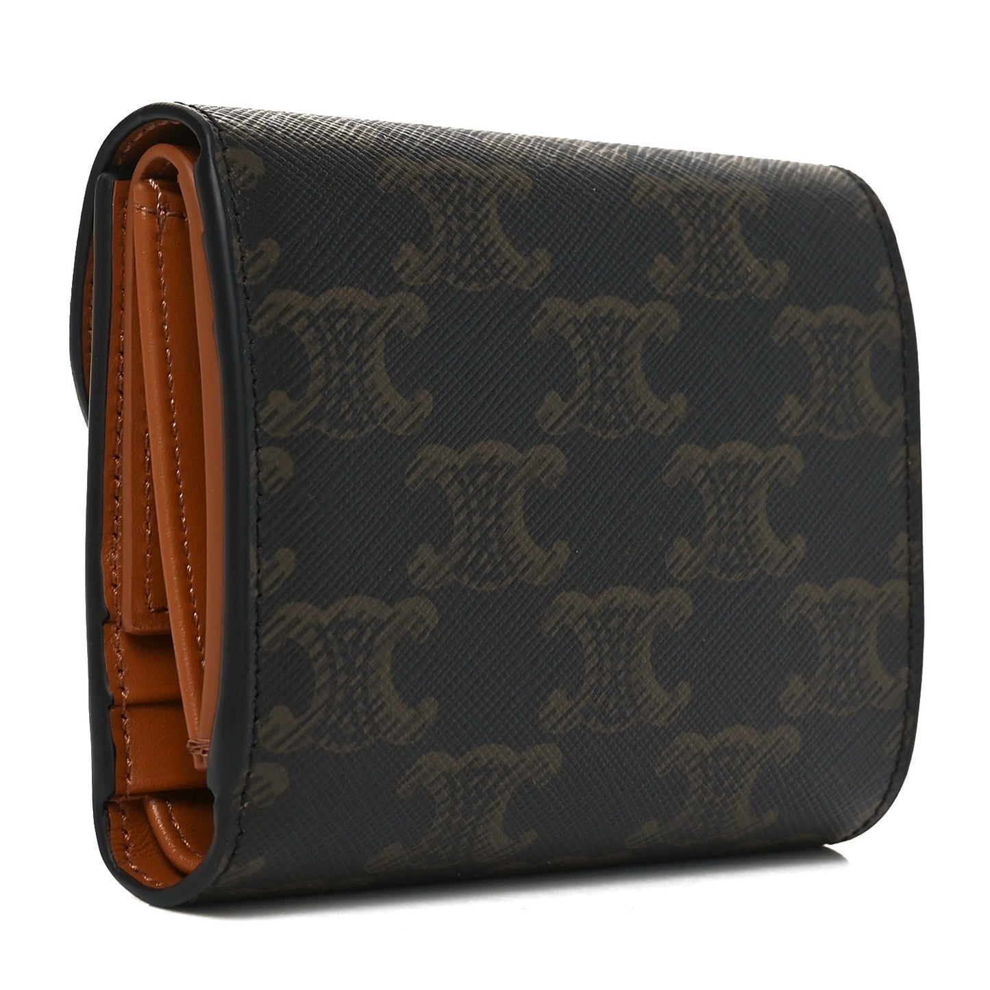 Triomphe Canvas Small Triomphe Wallet Tan