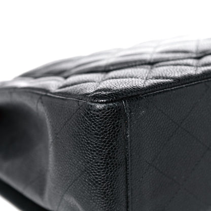 Chanel Caviar Quilted Maxi Double Flap Black 10 of 21
