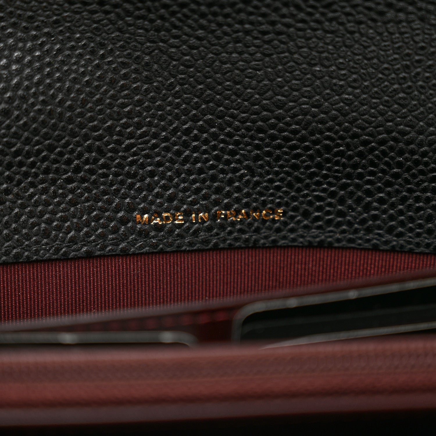 Chanel Caviar Quilted Large Gusset Flap Wallet Black 7 of 9