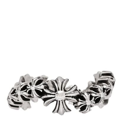 Chrome Hearts Sterling Silver Plus Cross Wave Ring 63 10.5 1 of 6