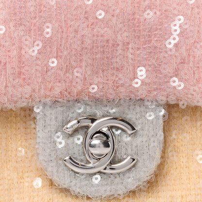 Chanel Sequin Mini Waterfall Flap Pink Blue Yellow 9 of 12