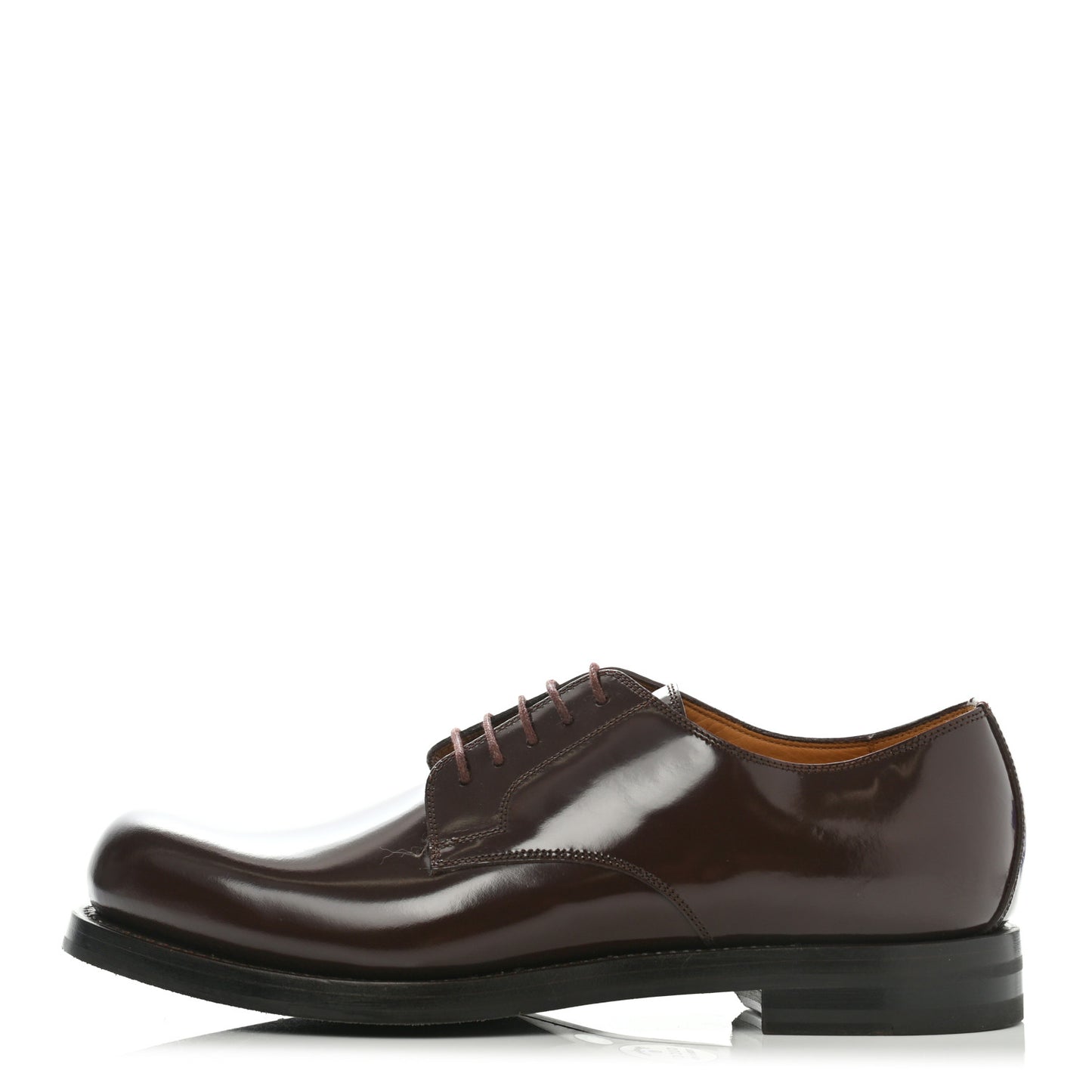 Calfskin Shade Lux Mens Lace Up Oxfords 8.5 Cocoa